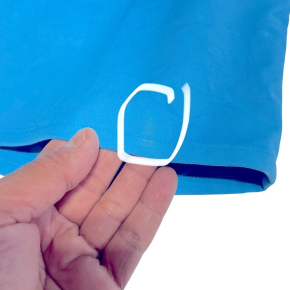 ST .JOHN size 6 Shorts Cotton Pockets  Blue Made in USA - Picture 8 of 11